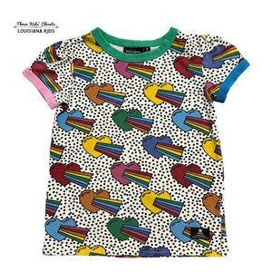 Rock Your Baby Heart Rainbow Tee